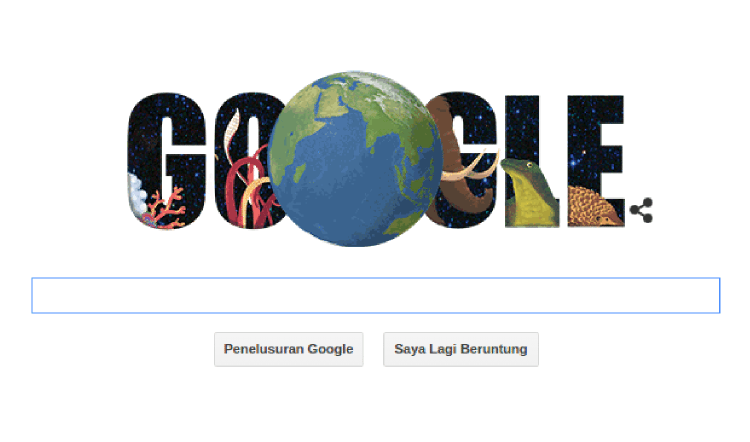 Peringati Hari Bumi dengan Google