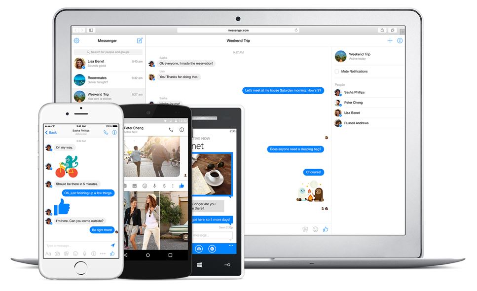 Mark Zuckerberg baru-baru ini merilis Messenger.com. Jadi Facebook Messenger bisa diakses melalui browser dengan mengakses http://messenger.com