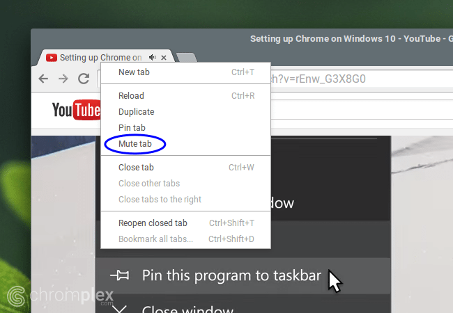 Mute Tab Chrome