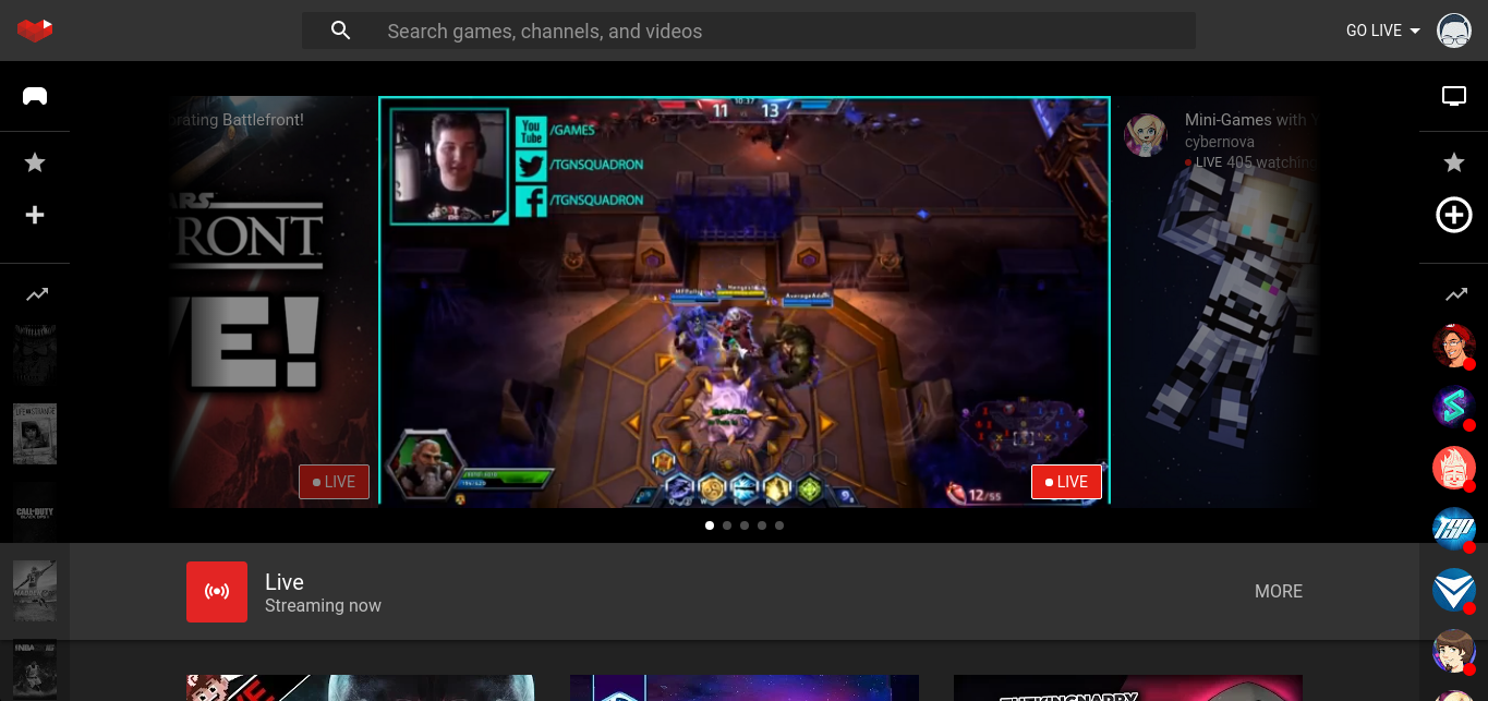 YouTube Gaming