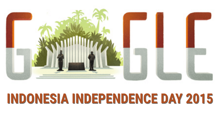 google doodle indonesia independence day 2015
