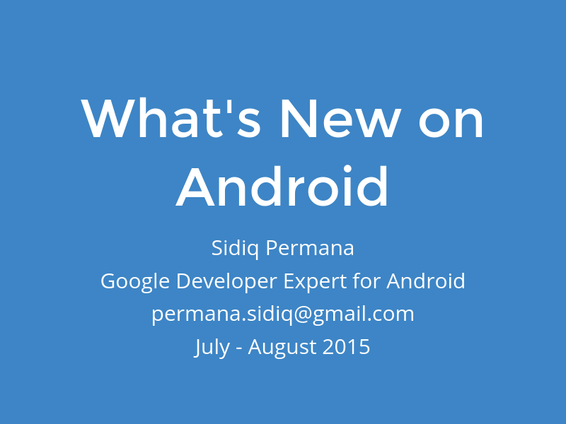slide deck sidiq permana