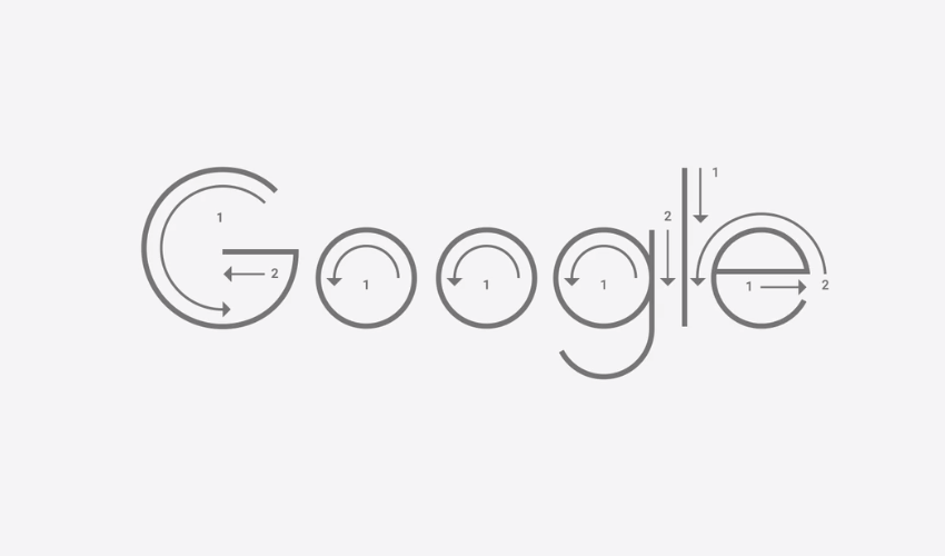 Google logo evolution