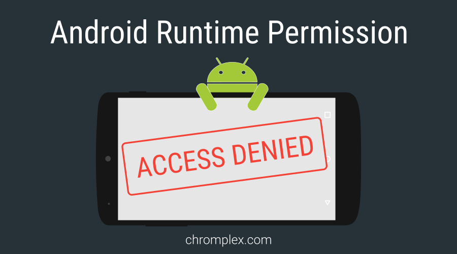 android runtime permission illustration