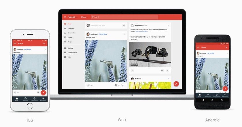 New Google Plus