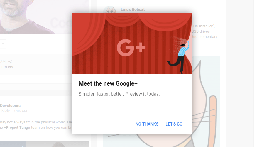 meet new google+