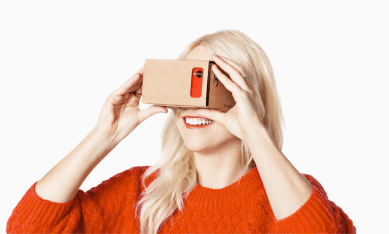Google Cardboard Woman