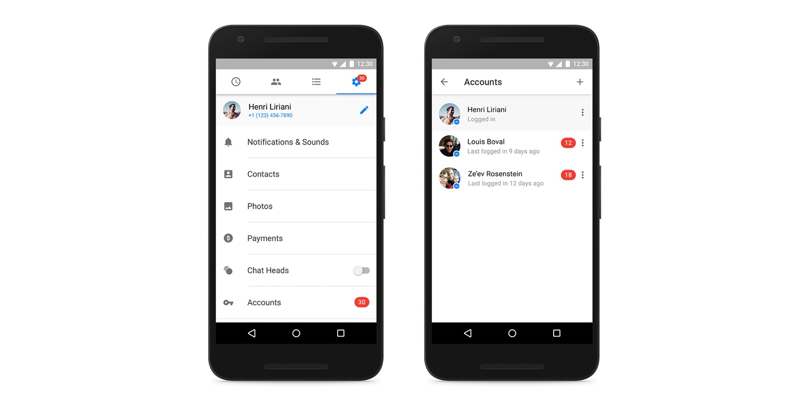 Facebook Messenger Accounts