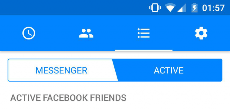 Facebook Messenger Material Design