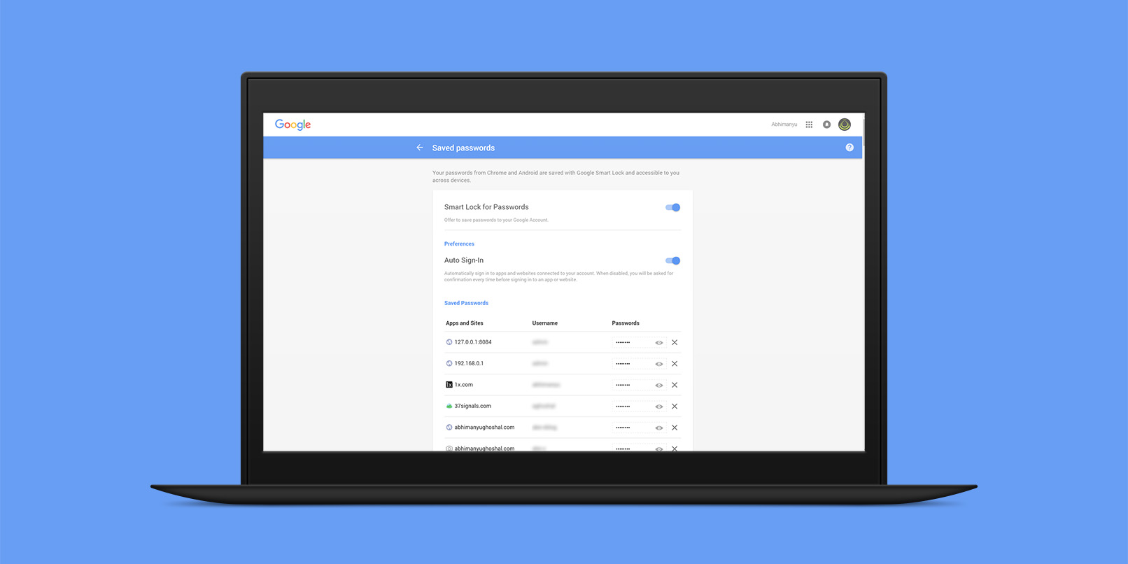 Google-Passwords