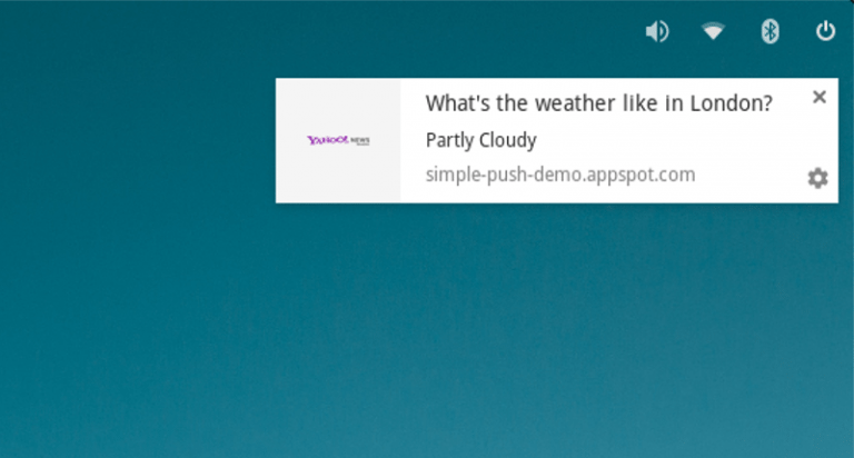 Chrome Notifications