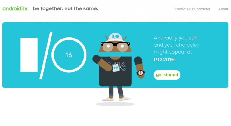 Androidify Gogole IO 2016