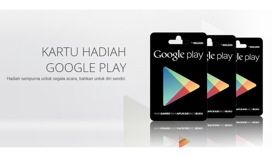 Google Play Gift Card Indonesia