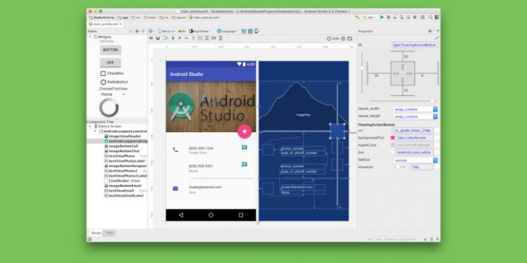 Android-Studio New Layout