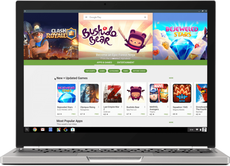 Play Store on Chromebook
