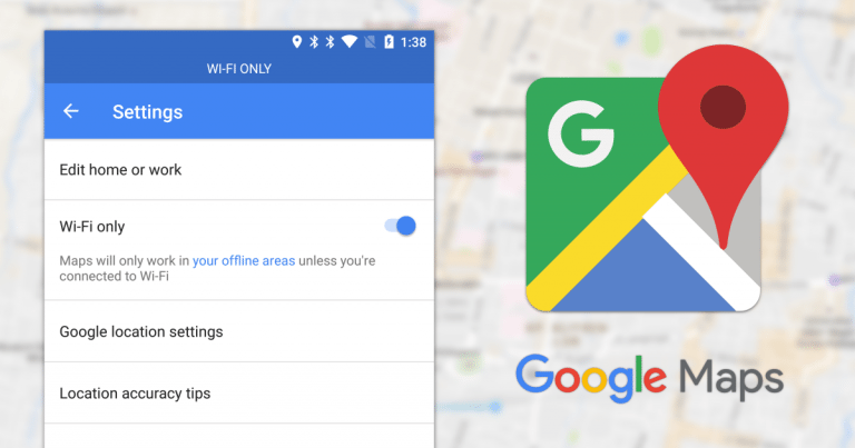 Google Maps WiFi Only Mode