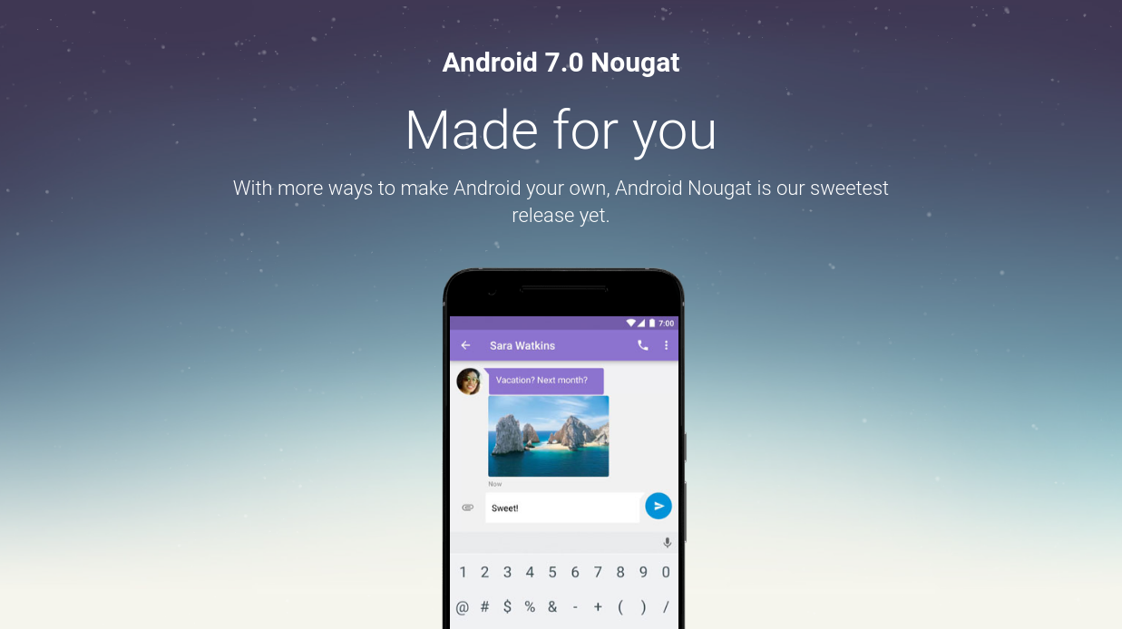 Android Nougat