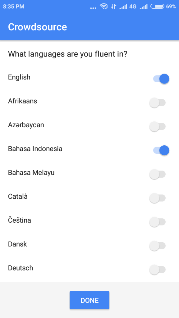 Google Crowdsource app