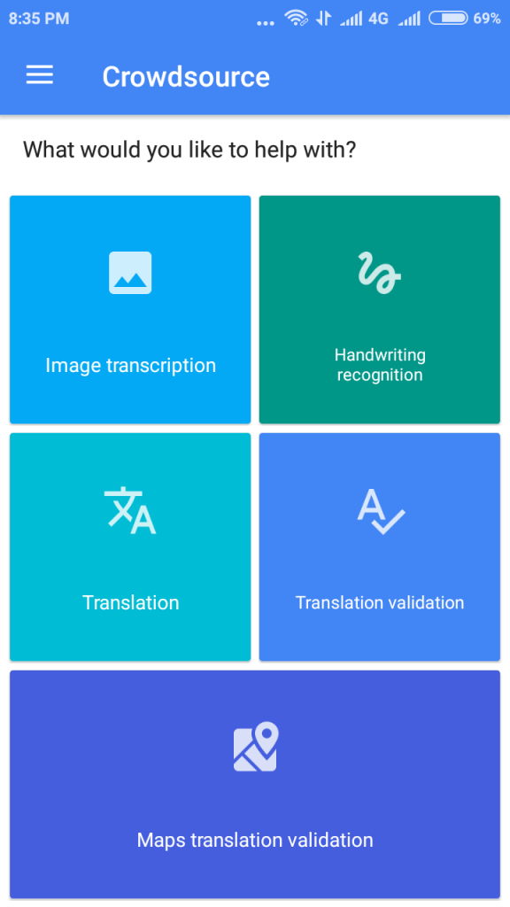 Google Crowdsource app