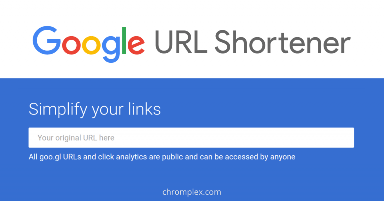 Google URL Shortener