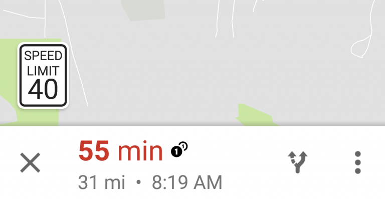 google-speed-limit