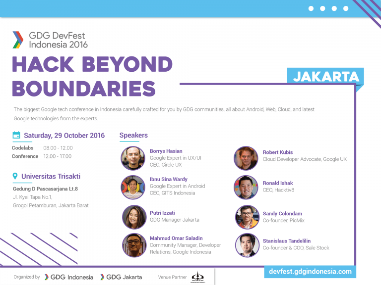 GDG DevFest Jakarta Poster