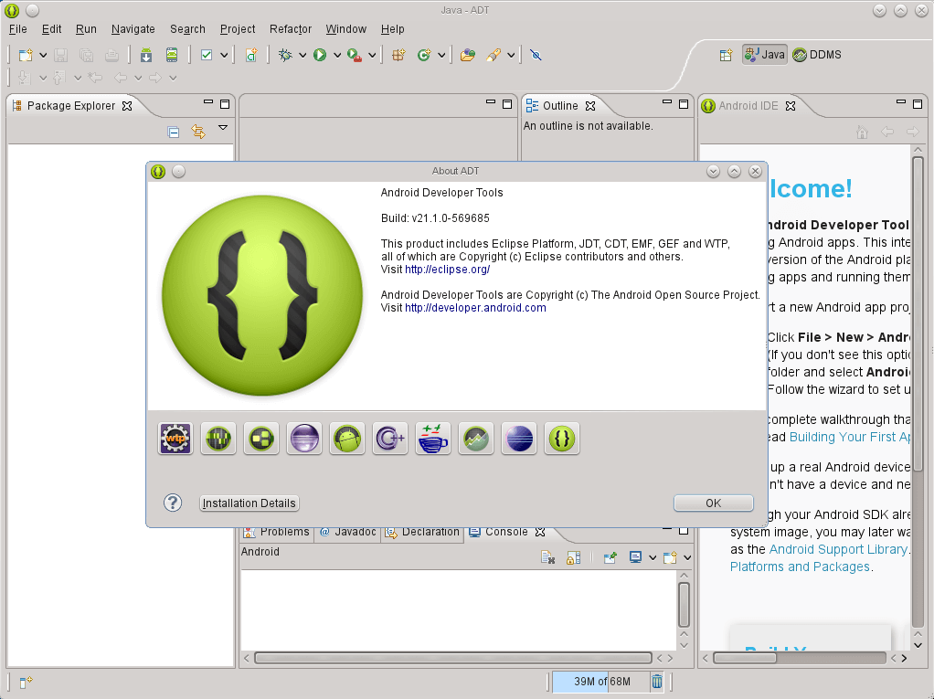 Android Developer Tools in Eclipse