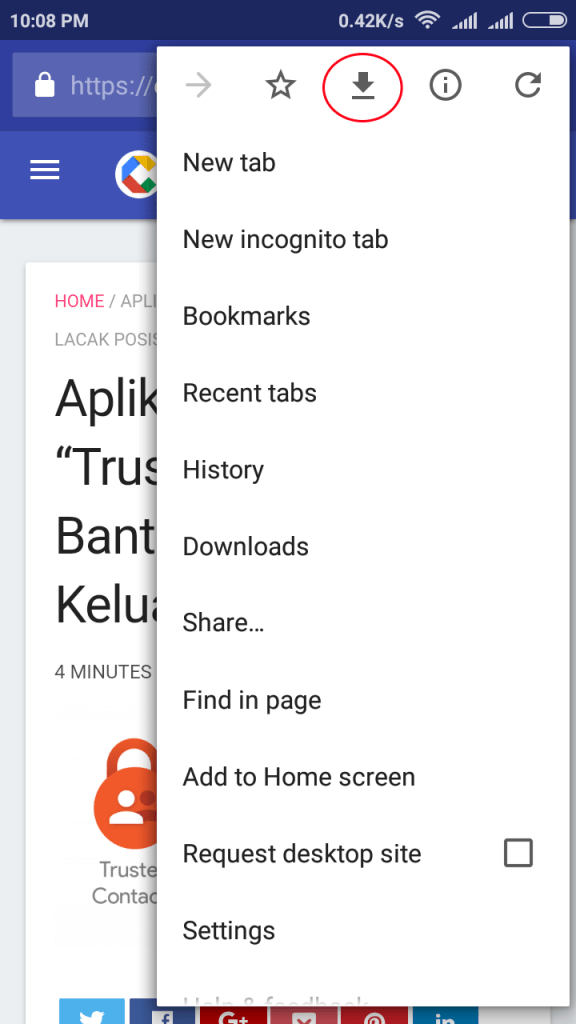 Chrome 55 Android