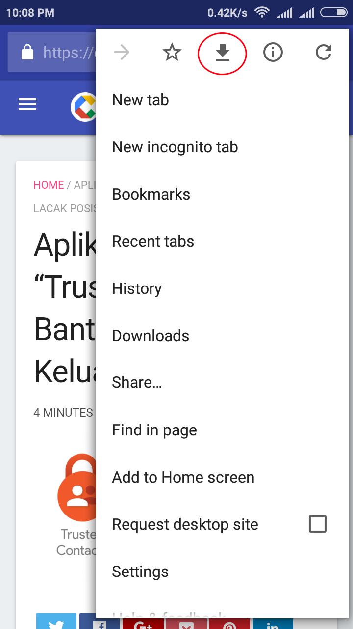 Chrome 55 Android