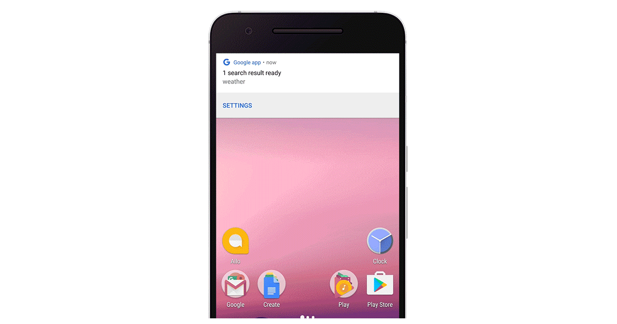 Offline Search Google App
