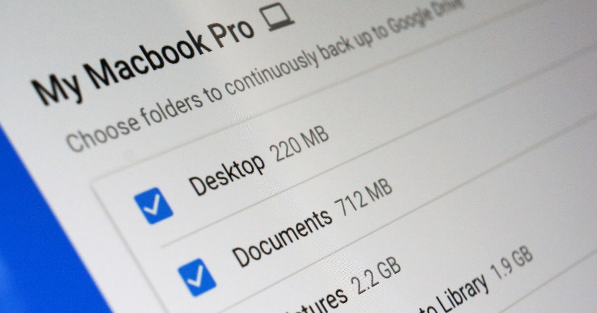 Google Backup and Sync