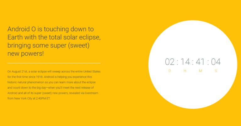 Android O Teaser