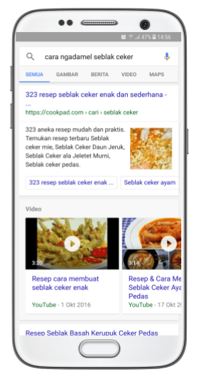 Penelusuran suara menggunakan bahasa Sunda