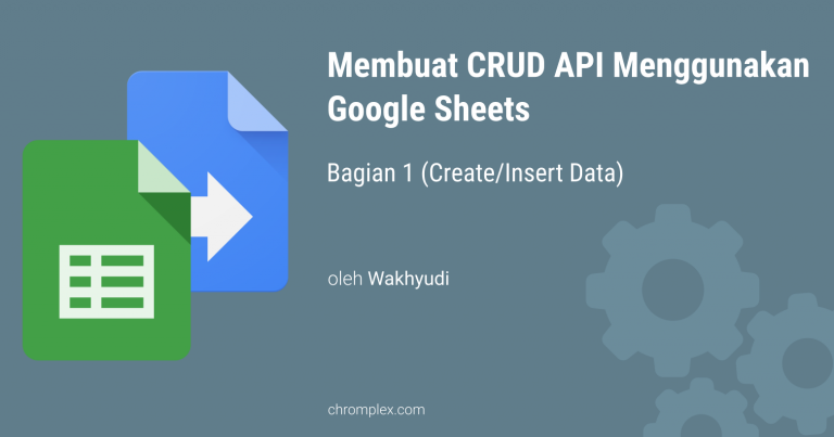 CRUD API using Google Sheets