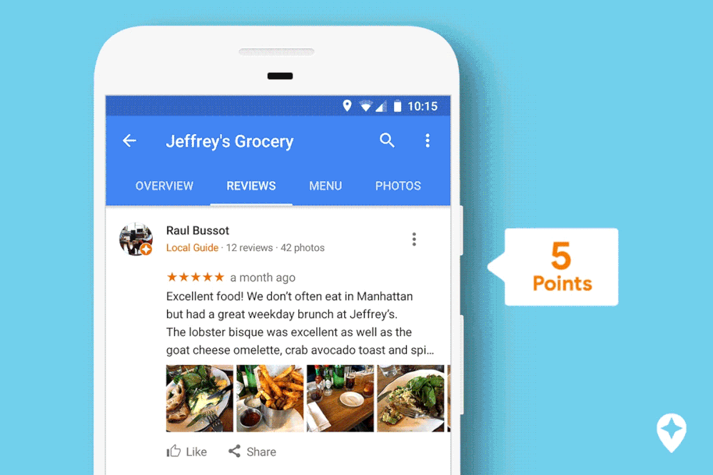 Local Guides Review Get 10 Points