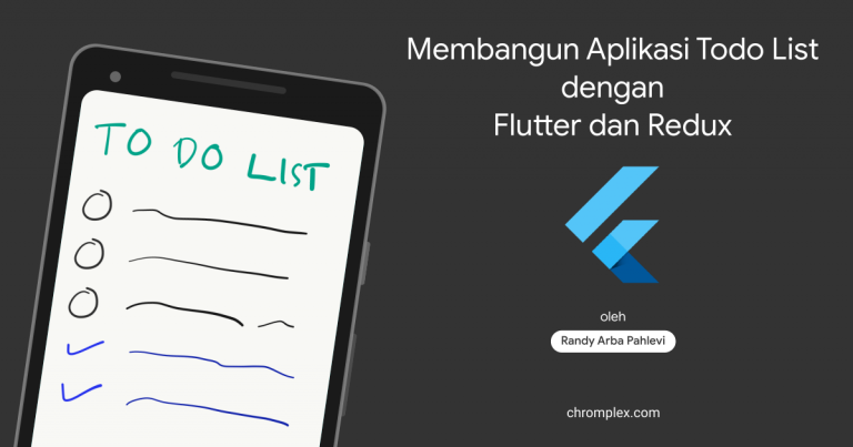 membangun aplikasi todo list dengan flutter dan redux