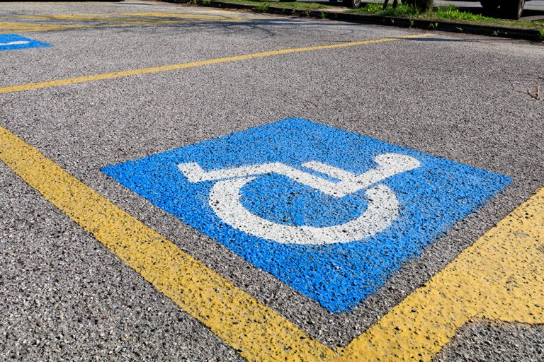 parking spot whellchair