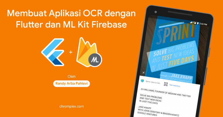 Membuat Aplikasi OCR dengan Flutter dan ML Kit Firebase
